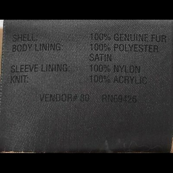 Wilson rabbit fur jacket - Picture 4 of 5